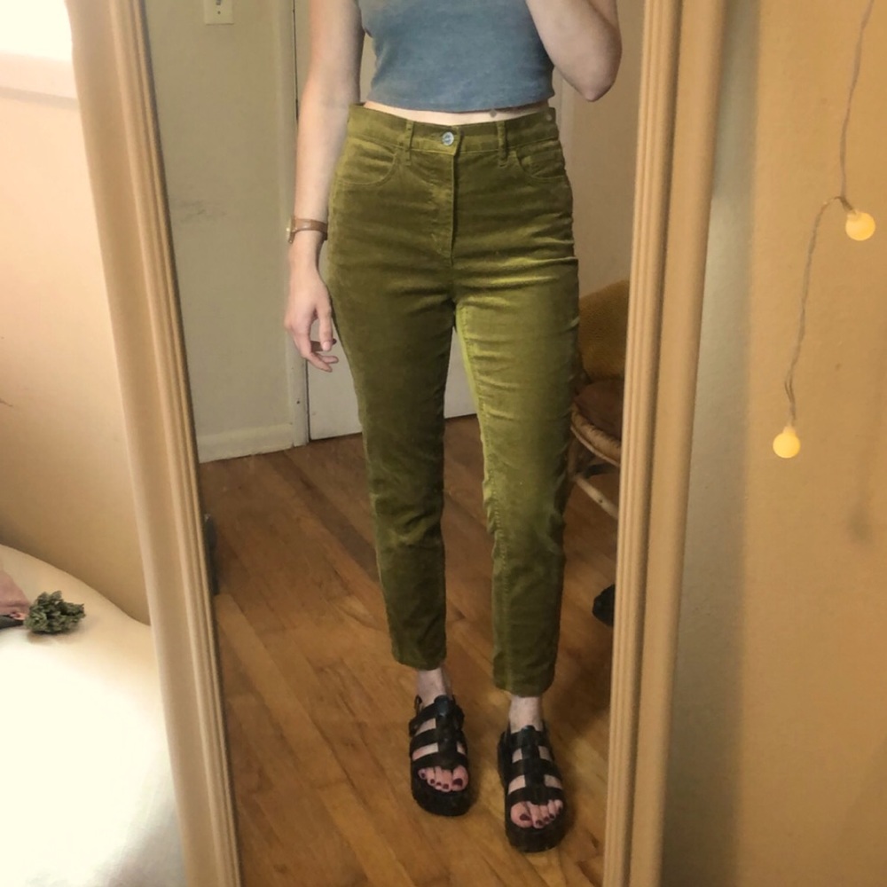SOLD LOFT | Petite High Rise Skinny Velvet Pants 6P/28